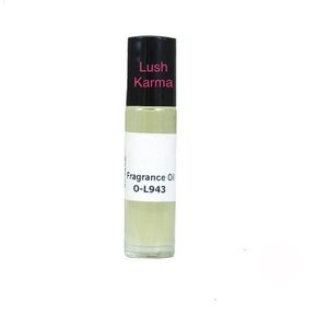 Lush: Karma Type 1/3 oz glass roll-on bottle